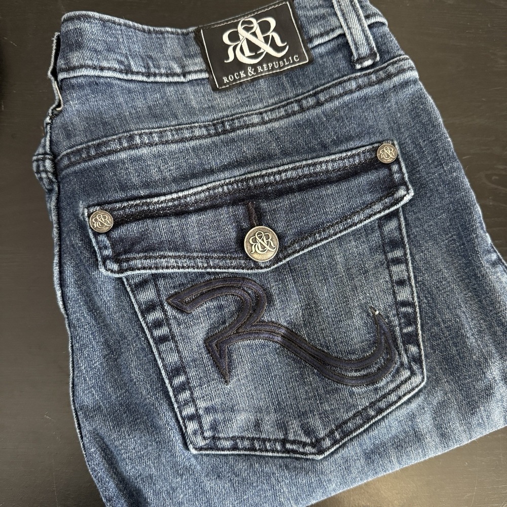 Rock & Republic Blue Boot Cut Jeans